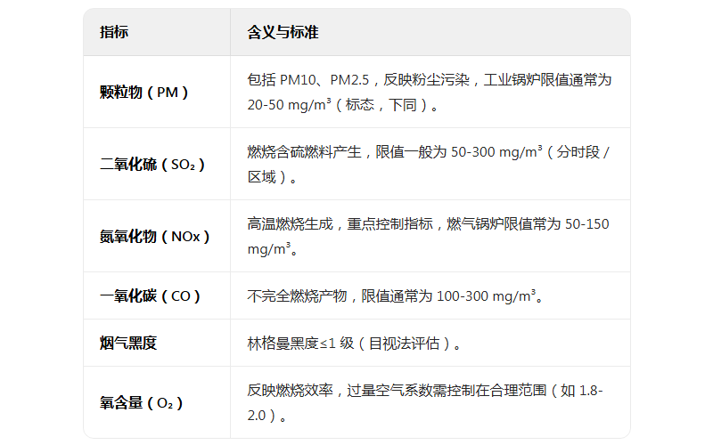 鍋爐排氣檢測(cè)-煙氣黑度、二氧化硫、顆粒物、氮氧化物